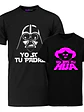 Pack Polera Soy Tu Padre Soy Tu Hija Star Wars Grafimax - Miniatura 1
