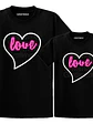 Pack Polera Mama E Hija Corazón Love Familia Grafimax - Miniatura 2