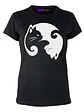 Polera Mujer Yin Y Yang Gatitos Grafimax - Miniatura 1
