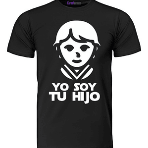 Polera Soy Tu Hijo Hija Luke Leia Starwars Familia Grafimax
