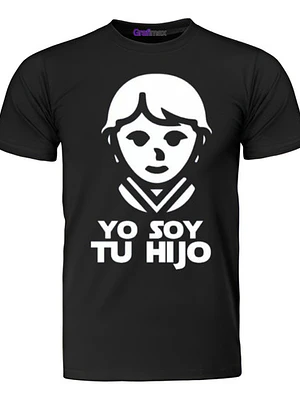 Polera Soy Tu Hijo Hija Luke Leia Starwars Familia Grafimax