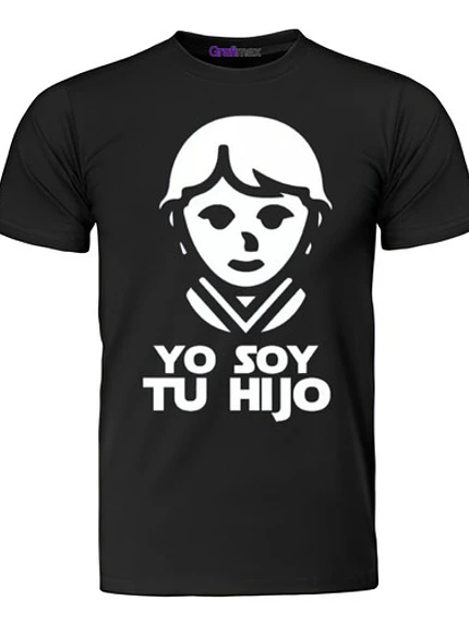 Polera Soy Tu Hijo Hija Luke Leia Starwars Familia Grafimax 1