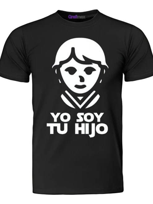 Polera Soy Tu Hijo Hija Luke Leia Starwars Familia Grafimax 1