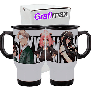 Mug TÃ©rmico Spy X Family Anya Forger 14oz Anime Grafimax