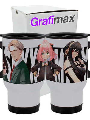 Mug TÃ©rmico Spy X Family Anya Forger 14oz Anime Grafimax