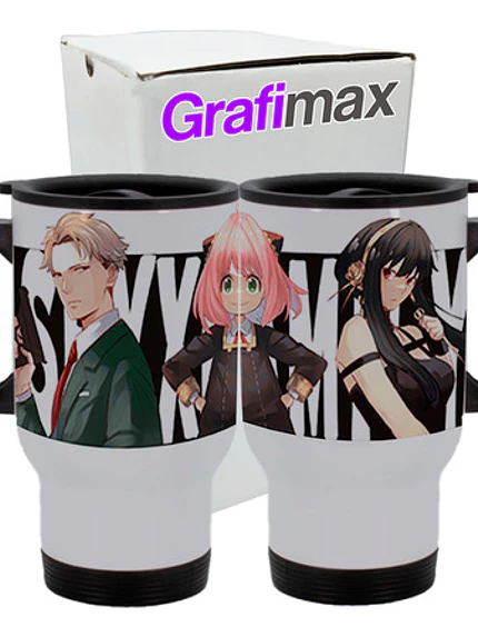 Mug TÃ©rmico Spy X Family Anya Forger 14oz Anime Grafimax 1