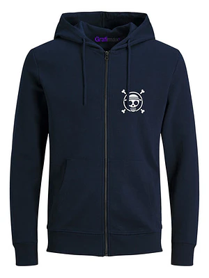 PolerÃ³n Escolar One Piece Azul Marino Con Cierre Anime Grafimax