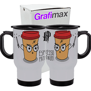 Mug TÃ©rmico Espreso Patronum Harry Potter PelÃ­culas Grafimax