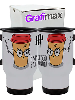 Mug TÃ©rmico Espreso Patronum Harry Potter PelÃ­culas Grafimax
