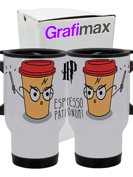 Mug TÃ©rmico Espreso Patronum Harry Potter PelÃ­culas Grafimax 1