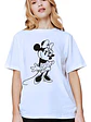 Polera Minnie Retro Mujer Retro Dibujos Animados Grafimax - Miniatura 1