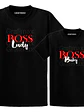 Poleras Mama E Hija Boss Lady Baby Familia Madre Grafimax - Miniatura 2