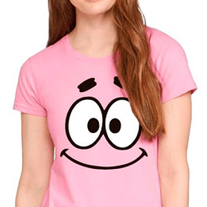 Polera Patricio Face Bob Esponja Dibujos Animados Grafimax