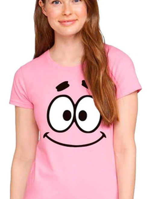 Polera Patricio Face Bob Esponja Dibujos Animados Grafimax 1