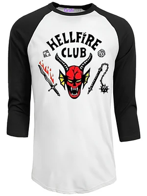 Polera Raglan Serie Hell Club 3/4 Grafimax