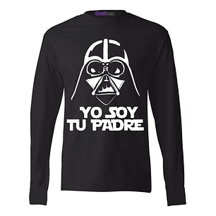 Polera Ml Soy Tu Padre Star Wars Día Del Padre Grafimax