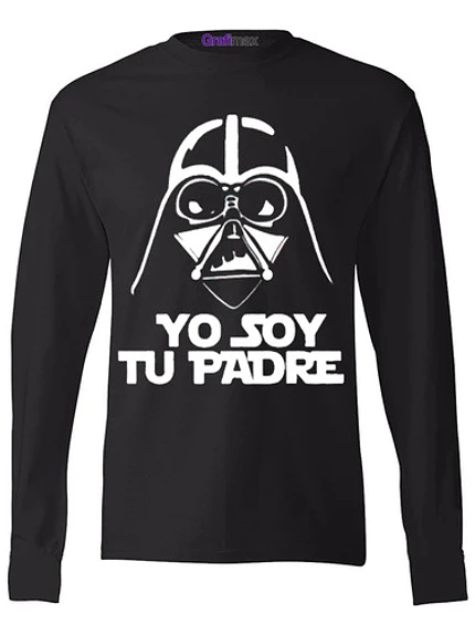 Polera Ml Soy Tu Padre Star Wars DÃ­a Del Padre Grafimax 1
