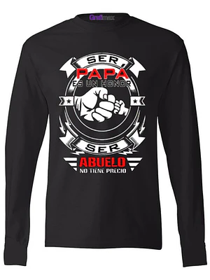 Polera Ml Ser Padre Es Un Honor Abuelo Papá Grafimax