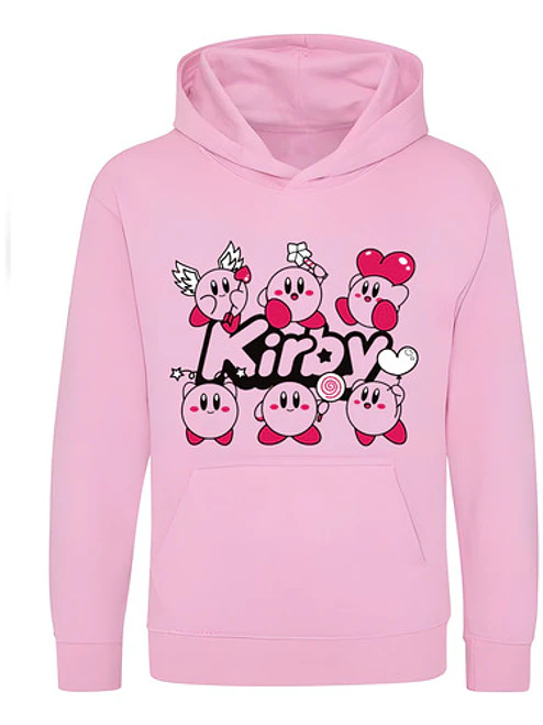 Polerón Kirby Rosa Videojuegos Kawaii Grafimax 2