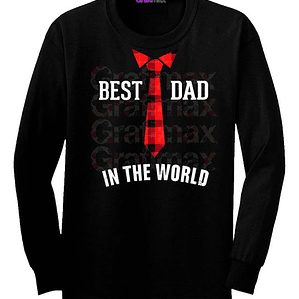 Polera Best Dad Dia Padre Papá Hombre Grafimax Dia Del Padre