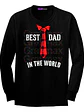 Polera Best Dad Dia Padre Papá Hombre Grafimax Dia Del Padre - Miniatura 1