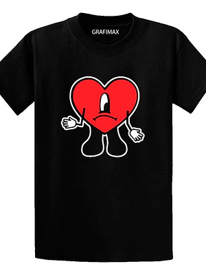 Polera Bad Bunny Corazón Verano Si Ti Míºsica Grafimax