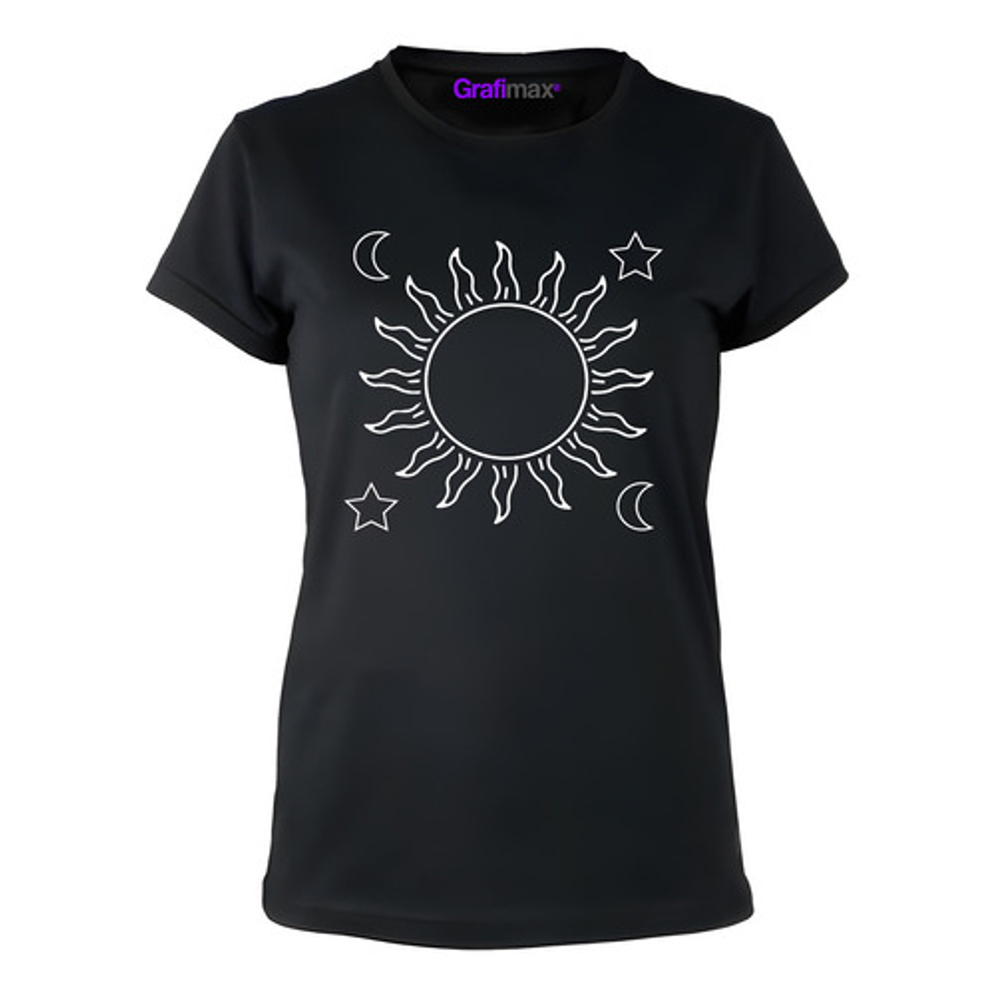 Polera Mujer Sol Luna Estrellas Grafimax 1