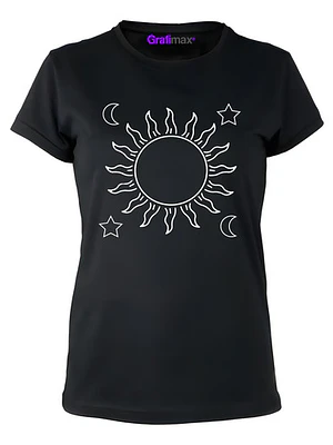 Polera Mujer Sol Luna Estrellas Grafimax