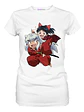 Polera Inuyasha And Kagome Chibi Anime Mujer Grafimax - Miniatura 1