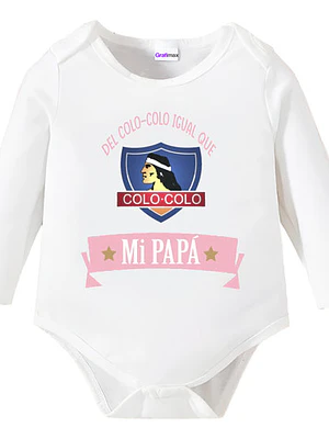 Body Bebé Pilucho Soy Del Colo Colo Igual Que Mi ...Grafimax