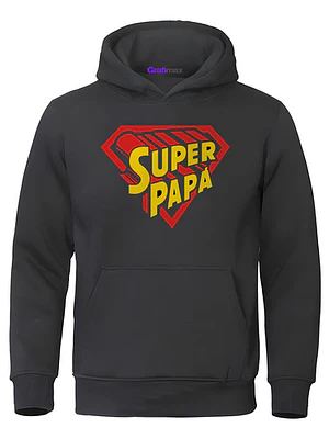 Polerón Super Papa Dia Del Padre Regalo Papá Grafimax