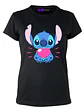 Polera Stitch Negra Mujer Grafimax - Miniatura 1