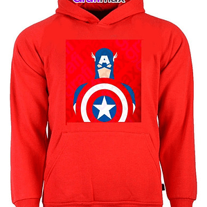 Polerón Capitán America First Avenger Rojo