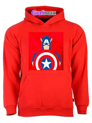 Polerón Capitán America First Avenger Rojo