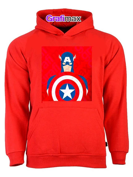 Polerón Capitán America First Avenger Rojo 1