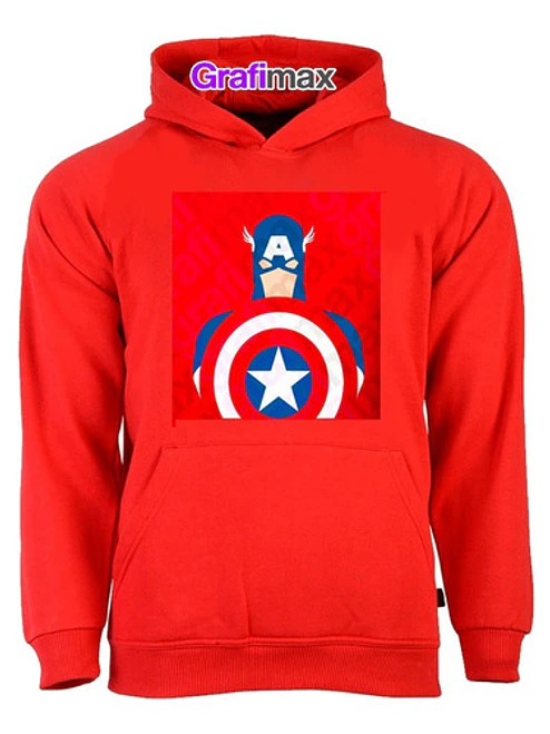 Polerón Capitán America First Avenger Rojo 1