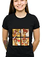 Polera Mujer Bambi Negra Grafimax - Miniatura 1