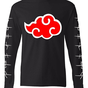 Polera Manga Larga Naruto Akatsuki Kanoha Anime Grafimax