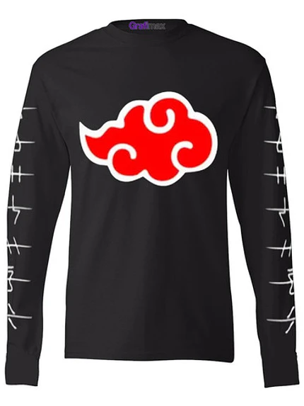 Polera Manga Larga Naruto Akatsuki Kanoha Anime Grafimax 1