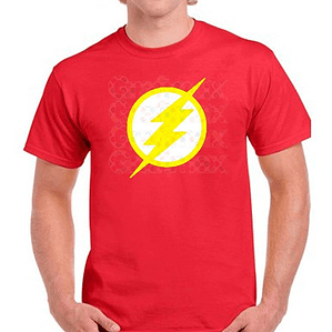 Poleras Flash Serie The Flash Logo Hombre Grafimax