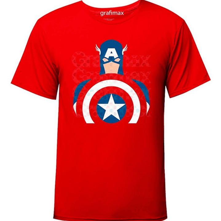 Poleras Capitan America First Avenger Grafimax 1