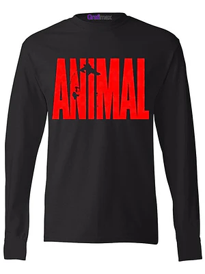 Polera Manga Larga Animal Hombre Gym Grafimax