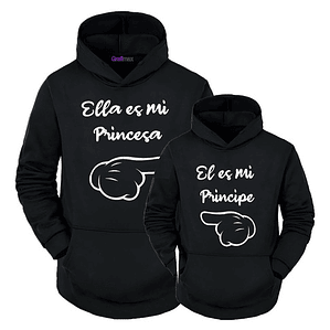 Pack Polerón Ella Es Mi Princesa Padre Hija Familia Papá Grafimax