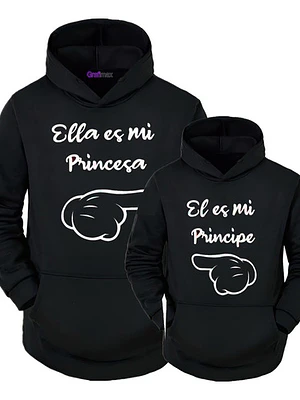 Pack Polerón Ella Es Mi Princesa Padre Hija Familia Papá - Grafimax