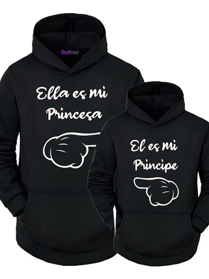 Pack Polerón Ella Es Mi Princesa Padre Hija Familia Papá - Grafimax 1
