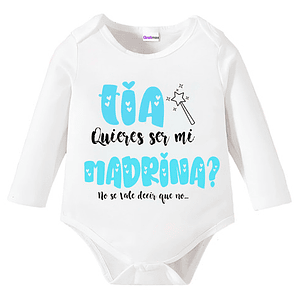 Body Bebé Pilucho Quieres Ser Mi Madrina ? Padrinos Grafimax