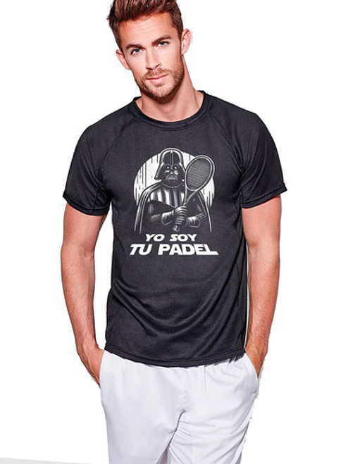 Polera Deportiva Yo Soy Tu Padel Star Wars Deportes Grafimax 1