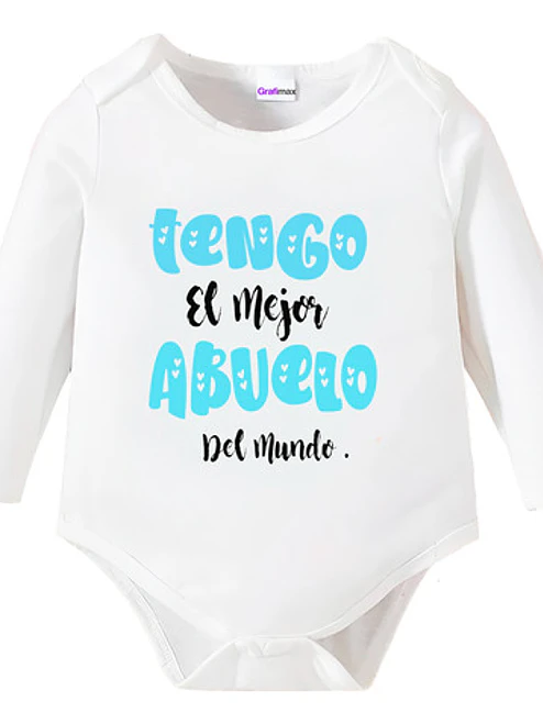 Body Bebé Pilucho Tengo El Mejor Abuelo Del Mundo Grafimax 1