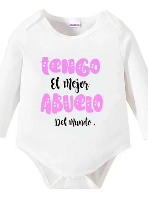Body Bebé Pilucho Tengo El Mejor Abuelo Del Mundo Grafimax 5