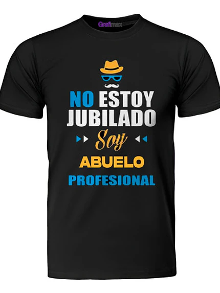 Polera No Estoy Jubilado Soy Un Abuelo Regalo Papá y abuelo  -Grafimax 1